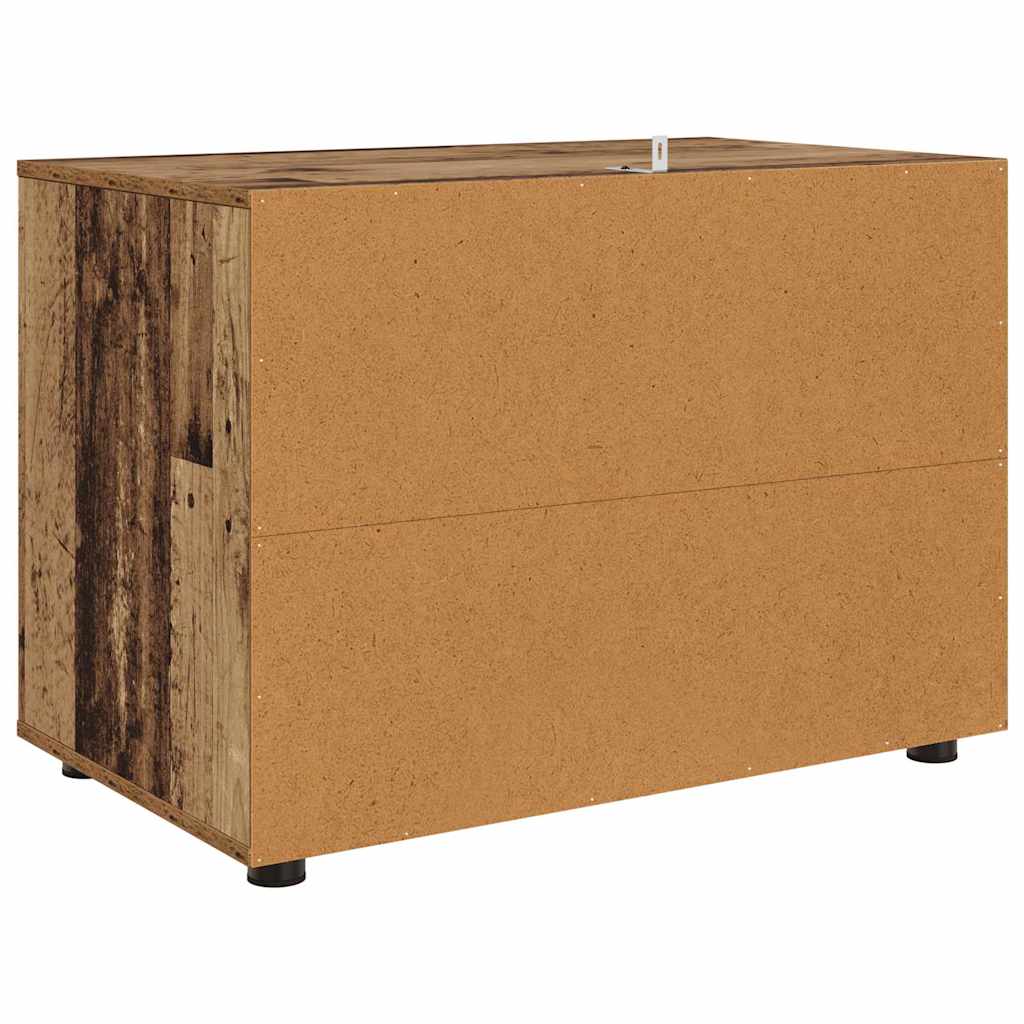 Armoire de rangement Bois Ancien 80 x 48 x 57 cm - XIOS