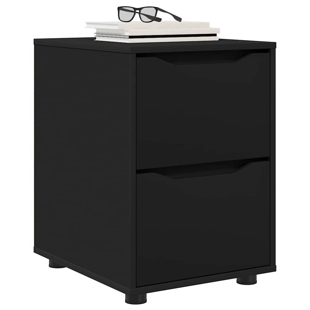 Armoire de rangement Noir 40 x 48 x 57 cm Bois d'ingénierie - XIOS