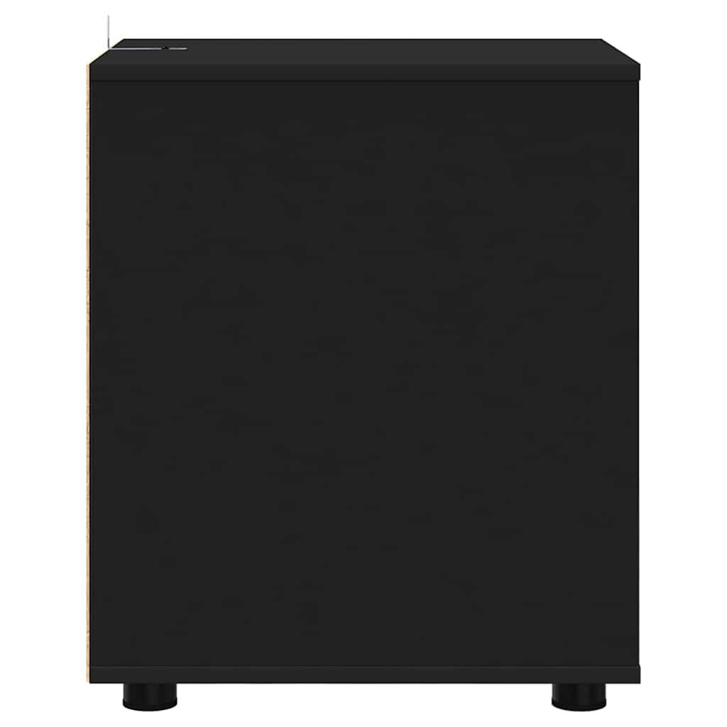 Armoire de rangement Noir 40 x 48 x 57 cm Bois d'ingénierie - XIOS