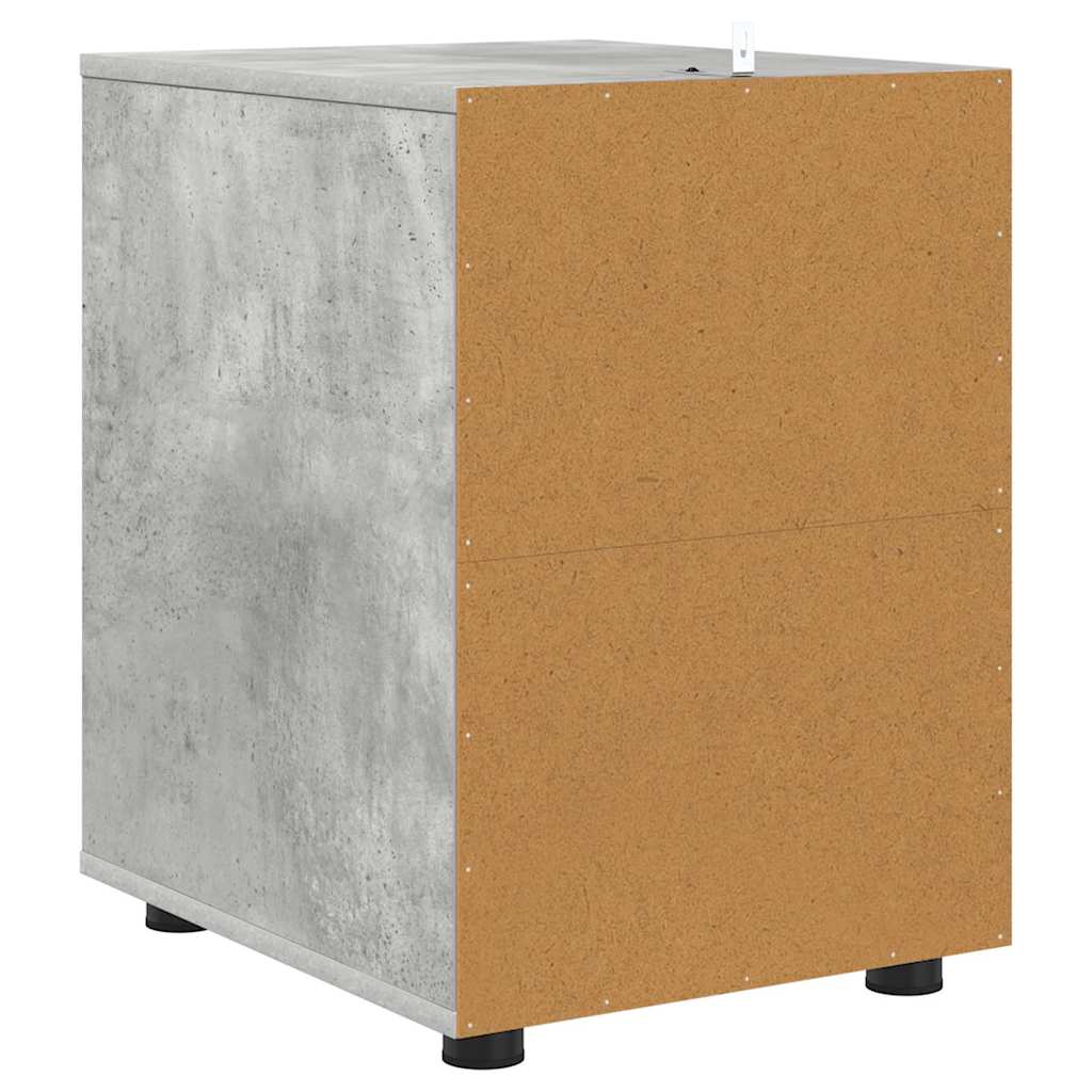 Armoire de rangement Gris béton 40 x 48 x 57 cm - XIOS