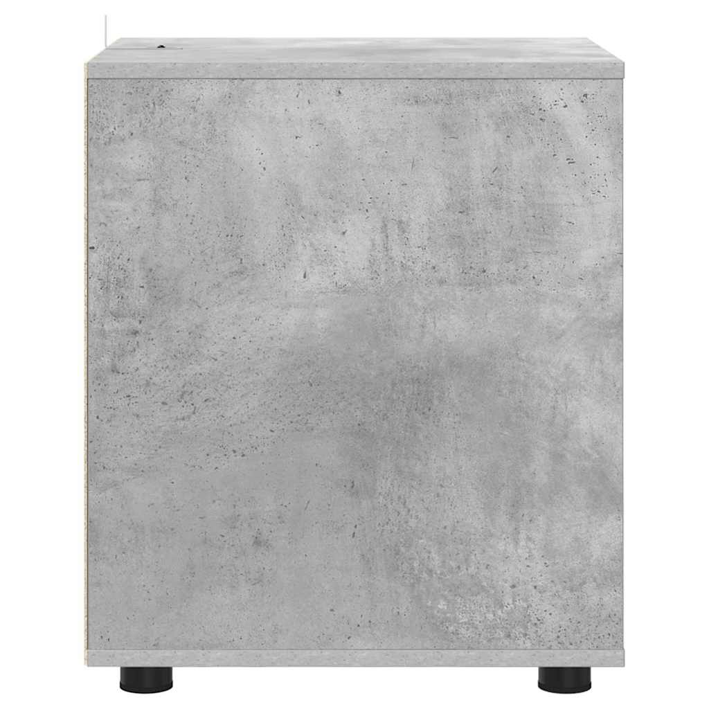 Armoire de rangement Gris béton 40 x 48 x 57 cm - XIOS