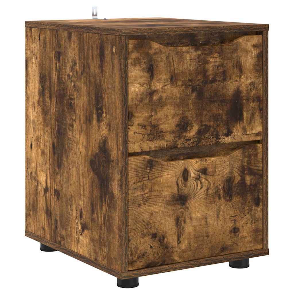 Armoire de rangement Chêne fumé 40 x 48 x 57 cm - XIOS