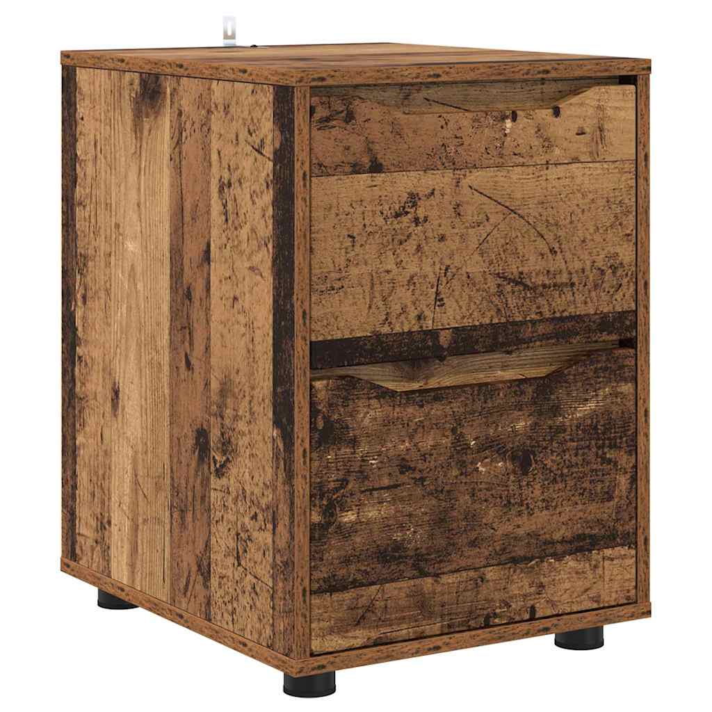 Armoire de rangement Bois Ancien 40 x 48 x 57 cm - XIOS