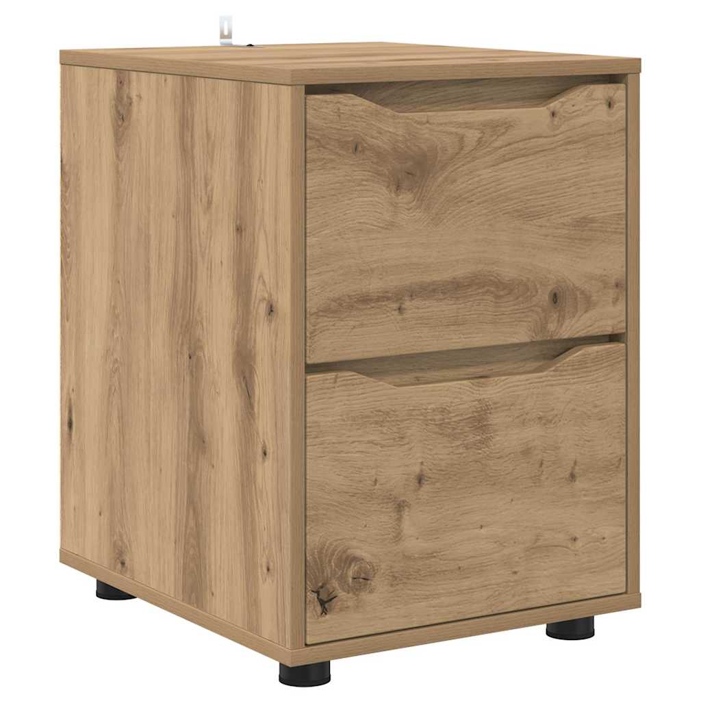 Armoire de rangement Chêne artisanal 40 x 48 x 57 cm - XIOS