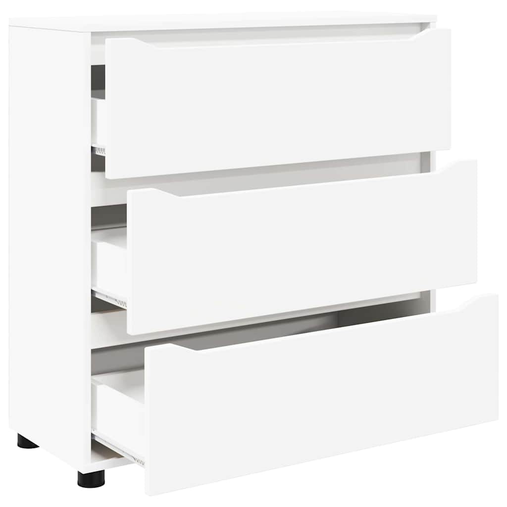 Armoire de rangement Blanc 80 x 31 x 81 cm Bois d'ingénierie - XIOS