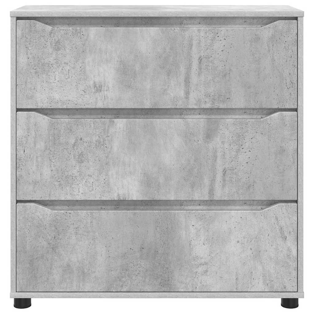 Armoire de rangement Gris béton 80 x 31 x 81 cm - XIOS