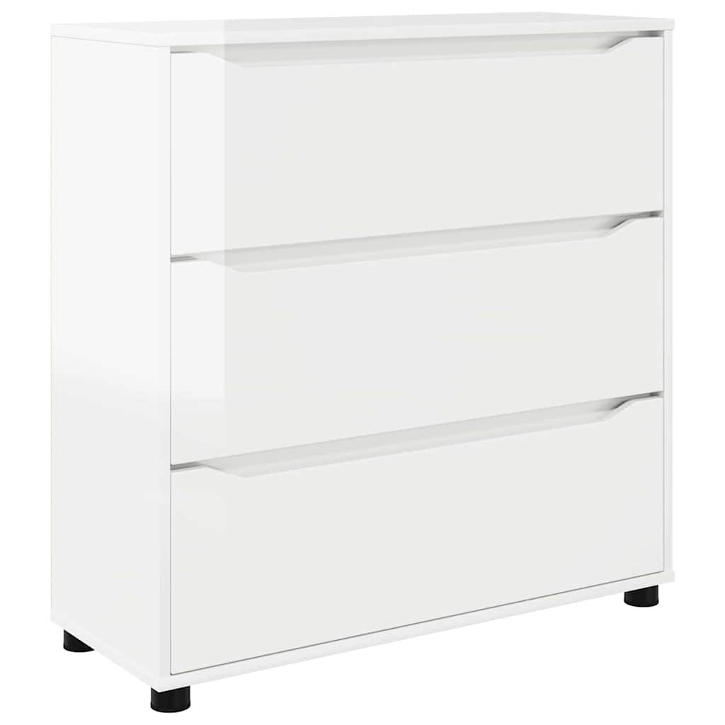 Armoire de rangement Blanc brillant 80 x 31 x 81 cm - XIOS
