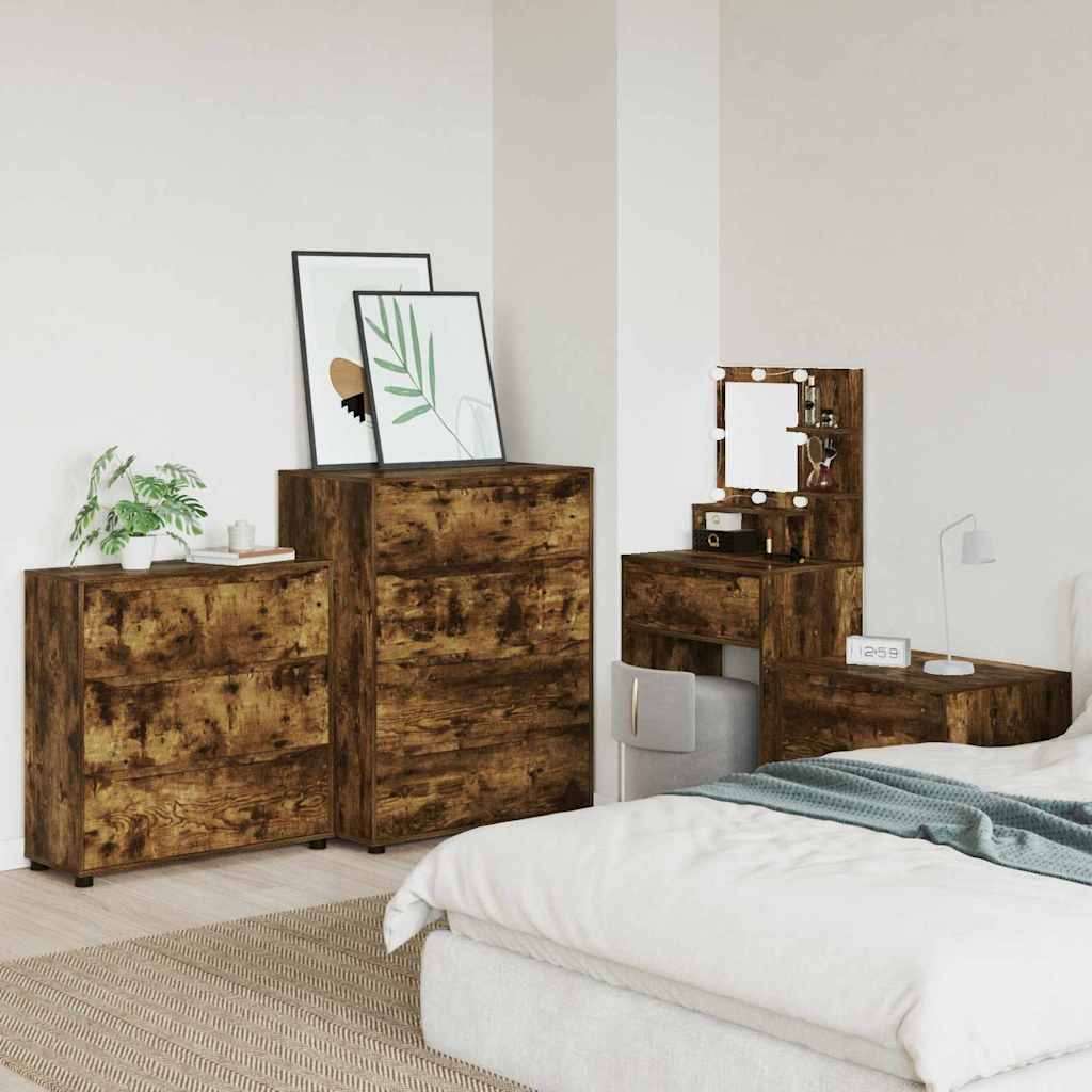 Armoire de rangement Chêne fumé 80 x 31 x 81 cm - XIOS