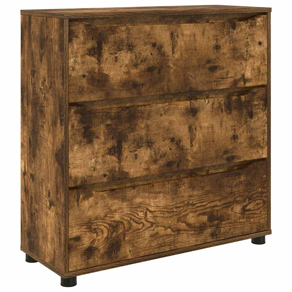 Armoire de rangement Chêne fumé 80 x 31 x 81 cm - XIOS