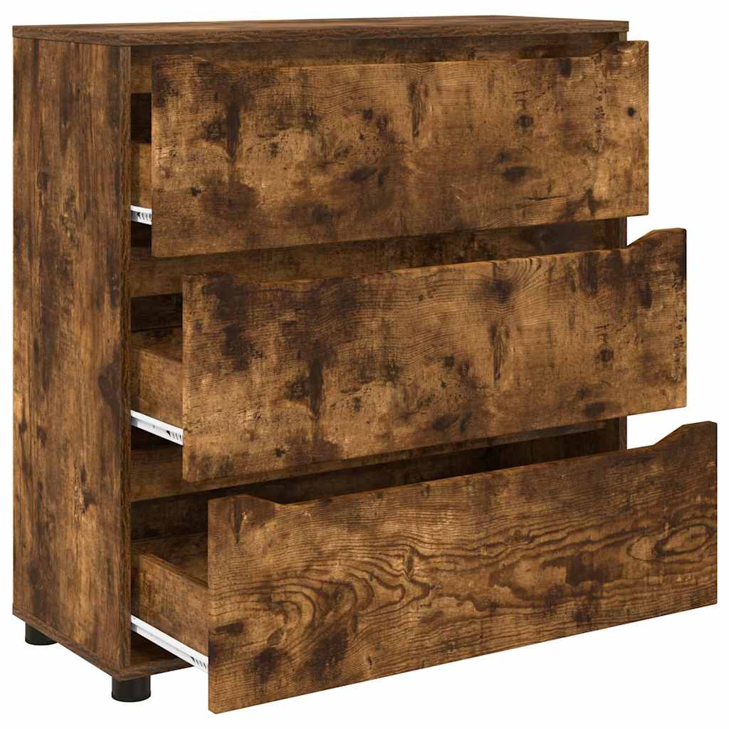 Armoire de rangement Chêne fumé 80 x 31 x 81 cm - XIOS