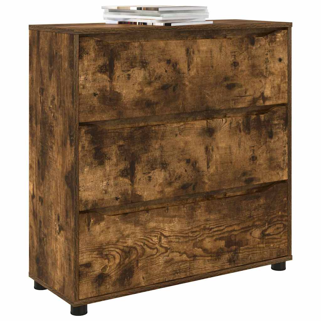 Armoire de rangement Chêne fumé 80 x 31 x 81 cm - XIOS
