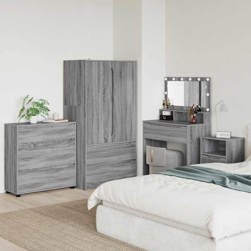 Armoire de rangement Gris Sonoma 80 x 31 x 81 cm - XIOS