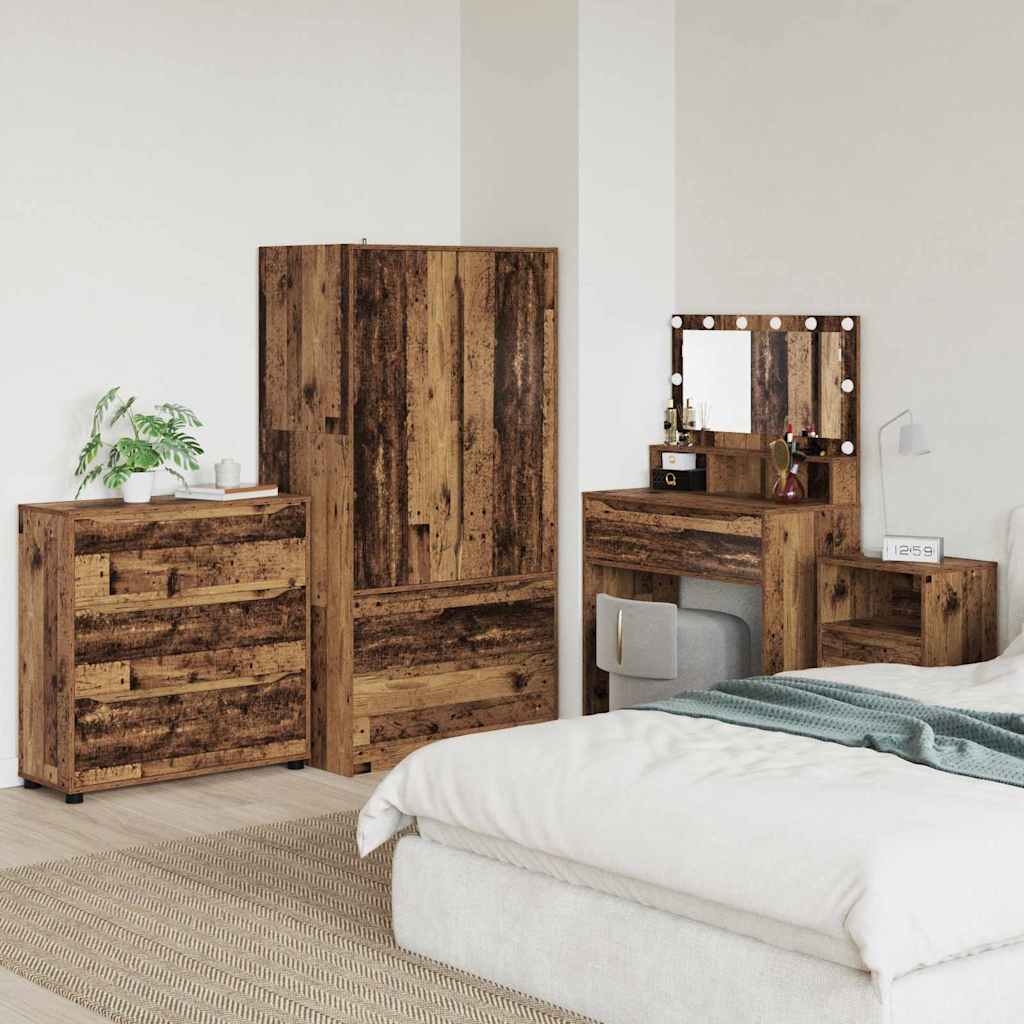 Armoire de rangement Bois Ancien 80 x 31 x 81 cm - XIOS