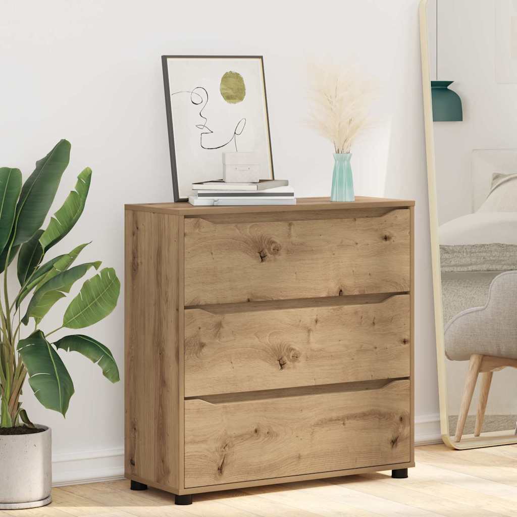 Armoire de rangement Chêne artisanal 80 x 31 x 81 cm - XIOS