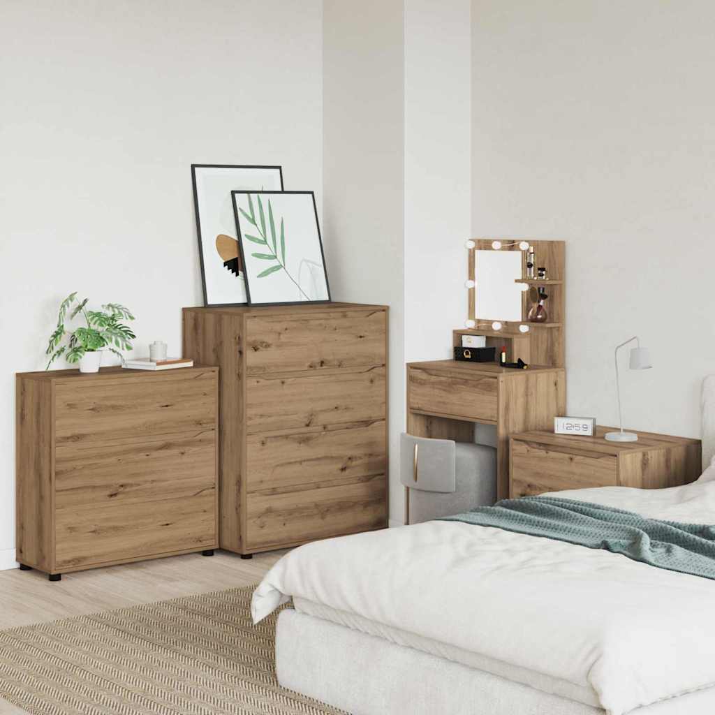 Armoire de rangement Chêne artisanal 80 x 31 x 81 cm - XIOS