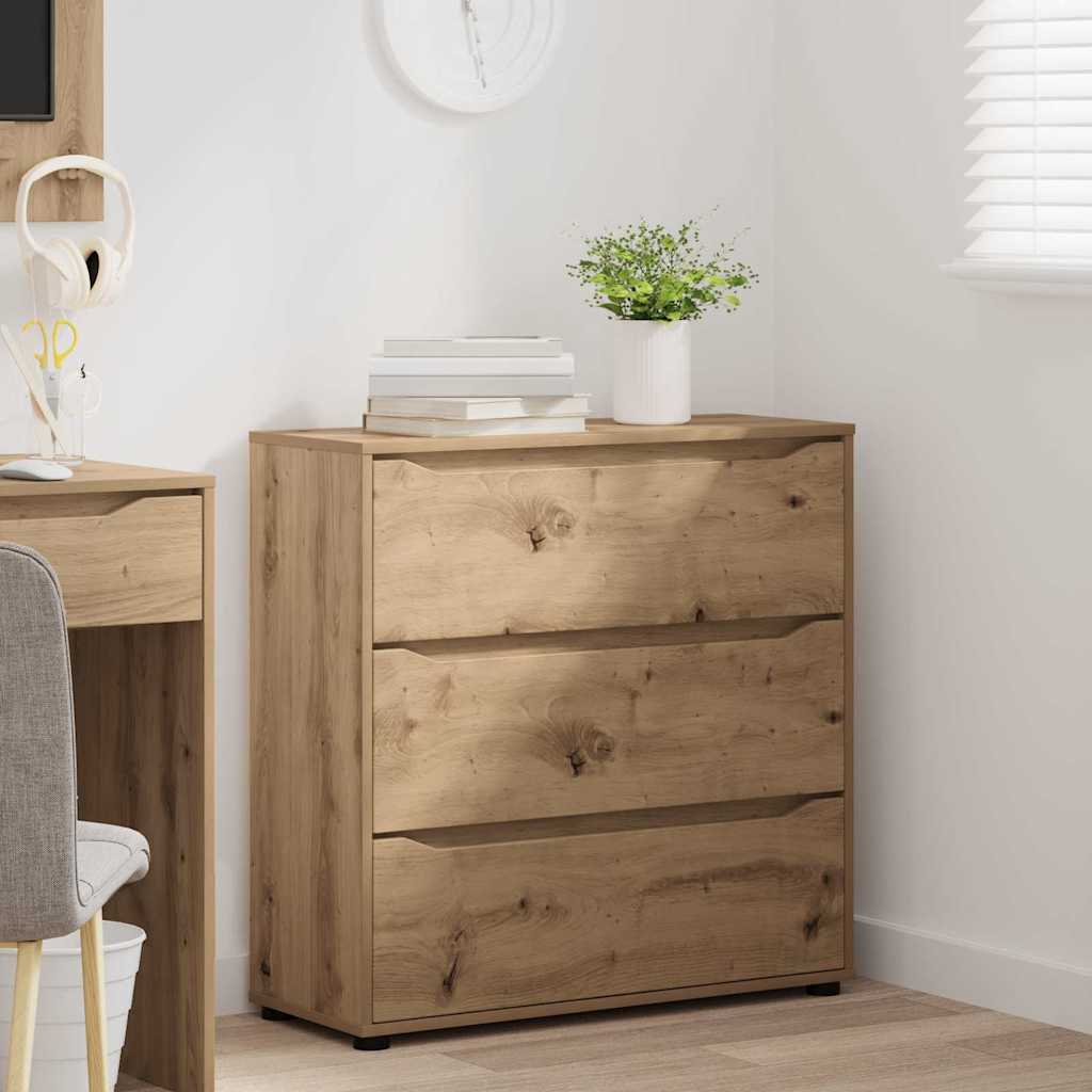 Armoire de rangement Chêne artisanal 80 x 31 x 81 cm - XIOS
