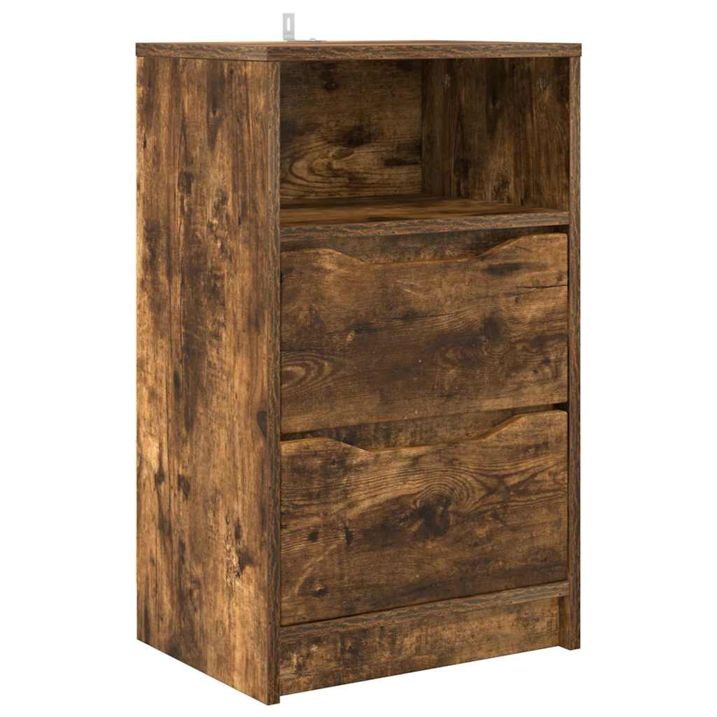 Table de chevet Chêne fumé 40 x 30 x 467 cm Bois d'ingénierie - XIOS