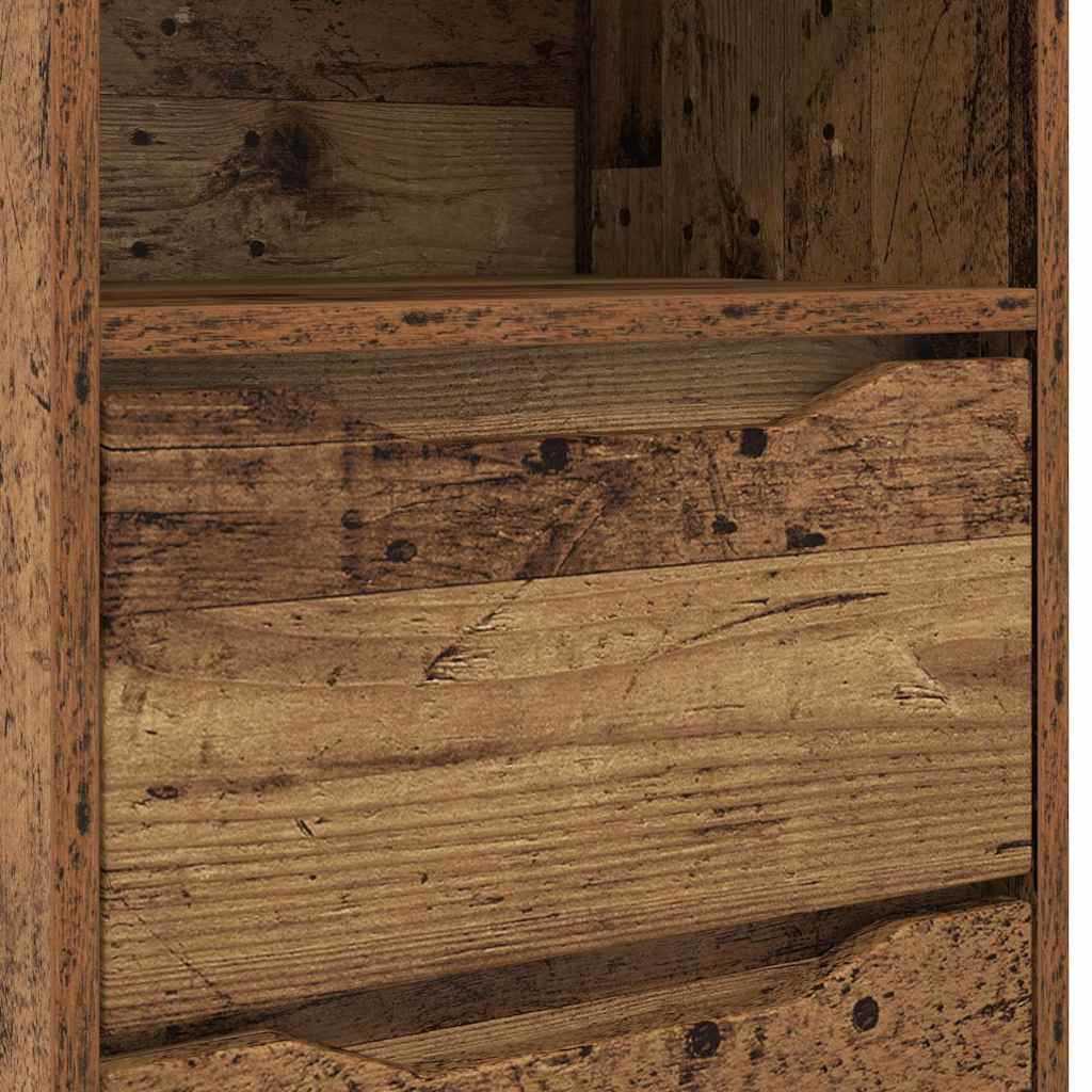 Tables de chevet avec tiroir 2 pcs Bois Ancien 40 x 30 x 467 cm - XIOS