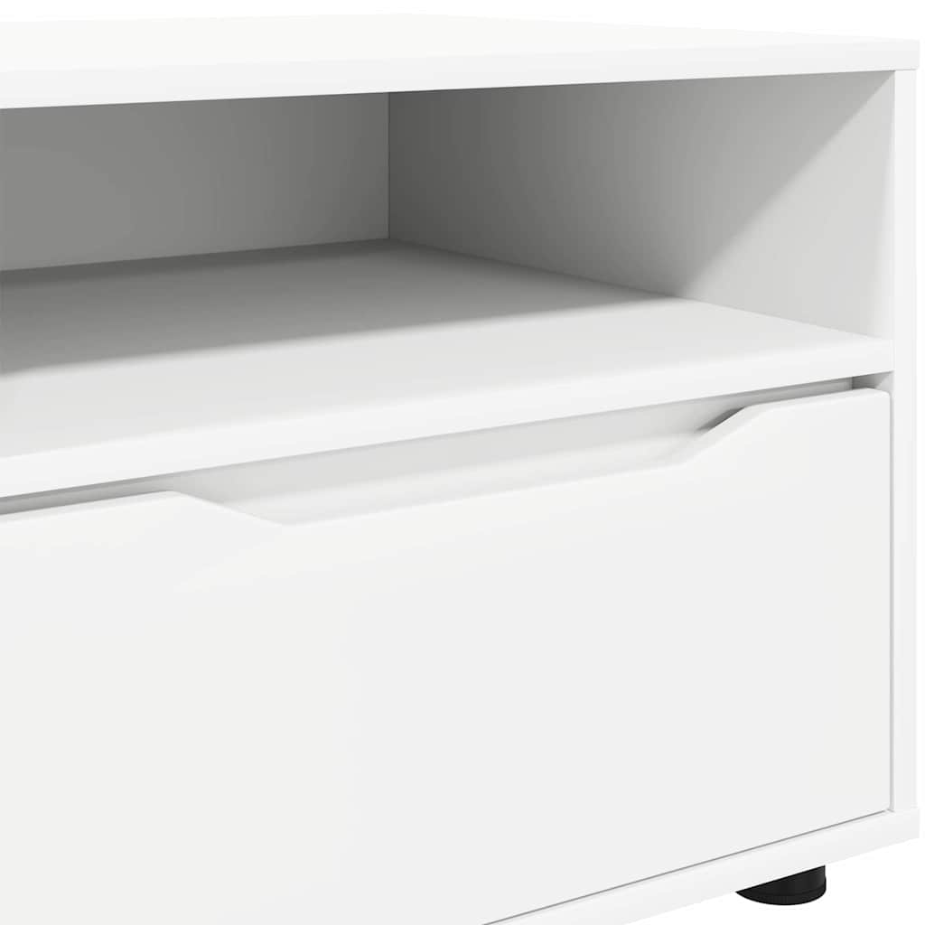 Meuble TV avec tiroir Blanc 100 x 48 x 43 cm Bois d'ingénierie - XIOS