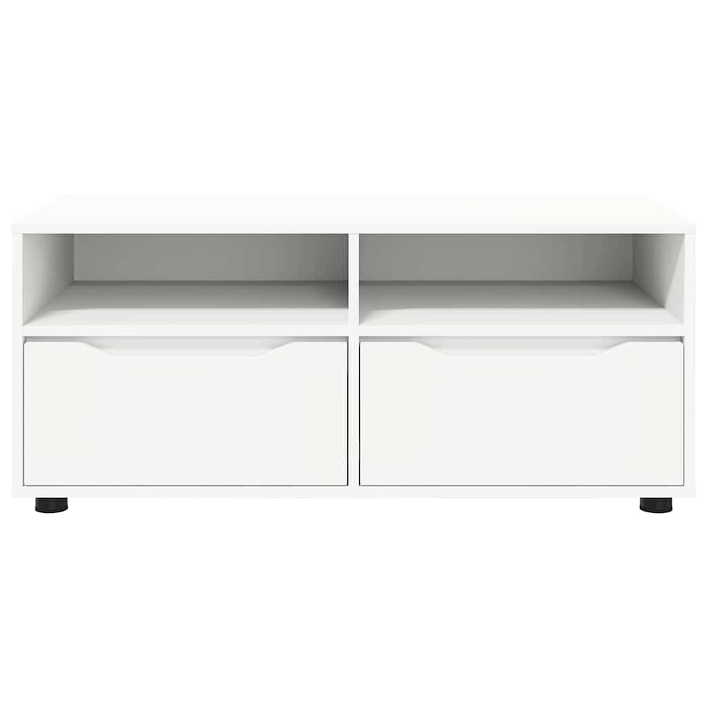 Meuble TV avec tiroir Blanc 100 x 48 x 43 cm Bois d'ingénierie - XIOS