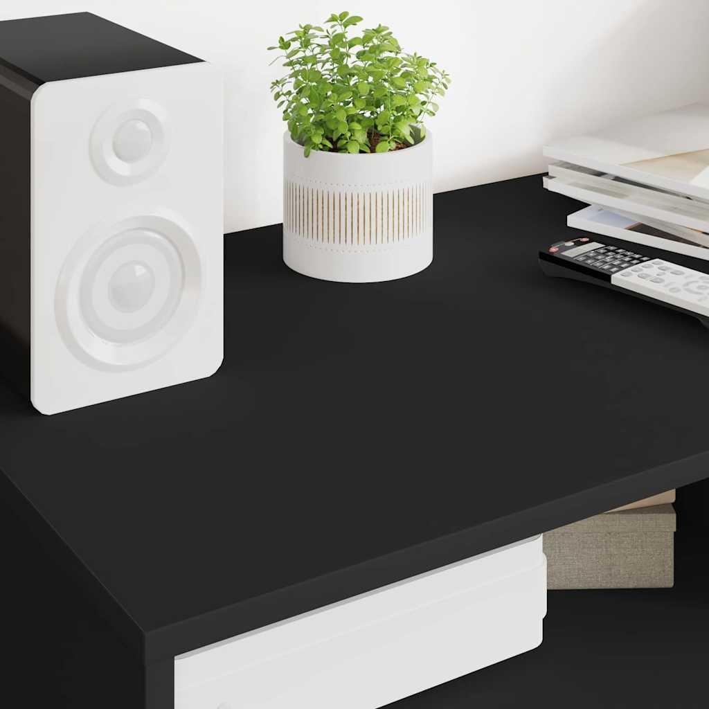 Meuble TV avec tiroir Noir 100 x 48 x 43 cm Bois d'ingénierie - XIOS