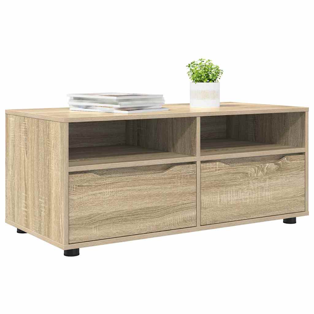 Meuble TV Chêne Sonoma 100 x 48 x 43 cm Bois d'ingénierie - XIOS