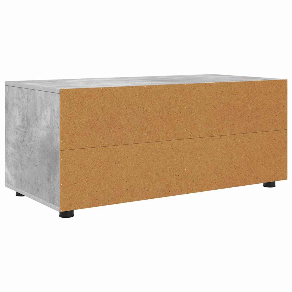 Meuble TV Gris béton 100 x 48 x 43 cm Bois d'ingénierie - XIOS
