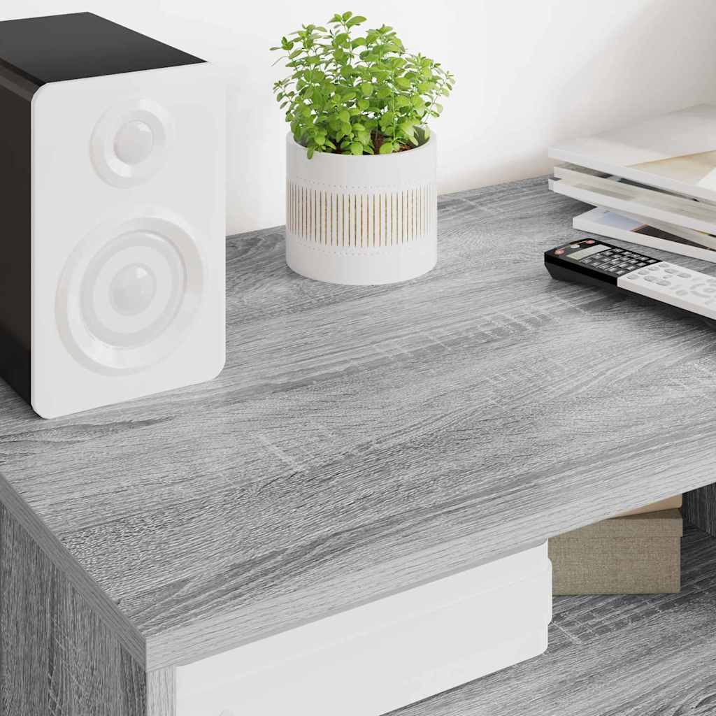 Meuble TV Gris Sonoma 100 x 48 x 43 cm Bois d'ingénierie - XIOS