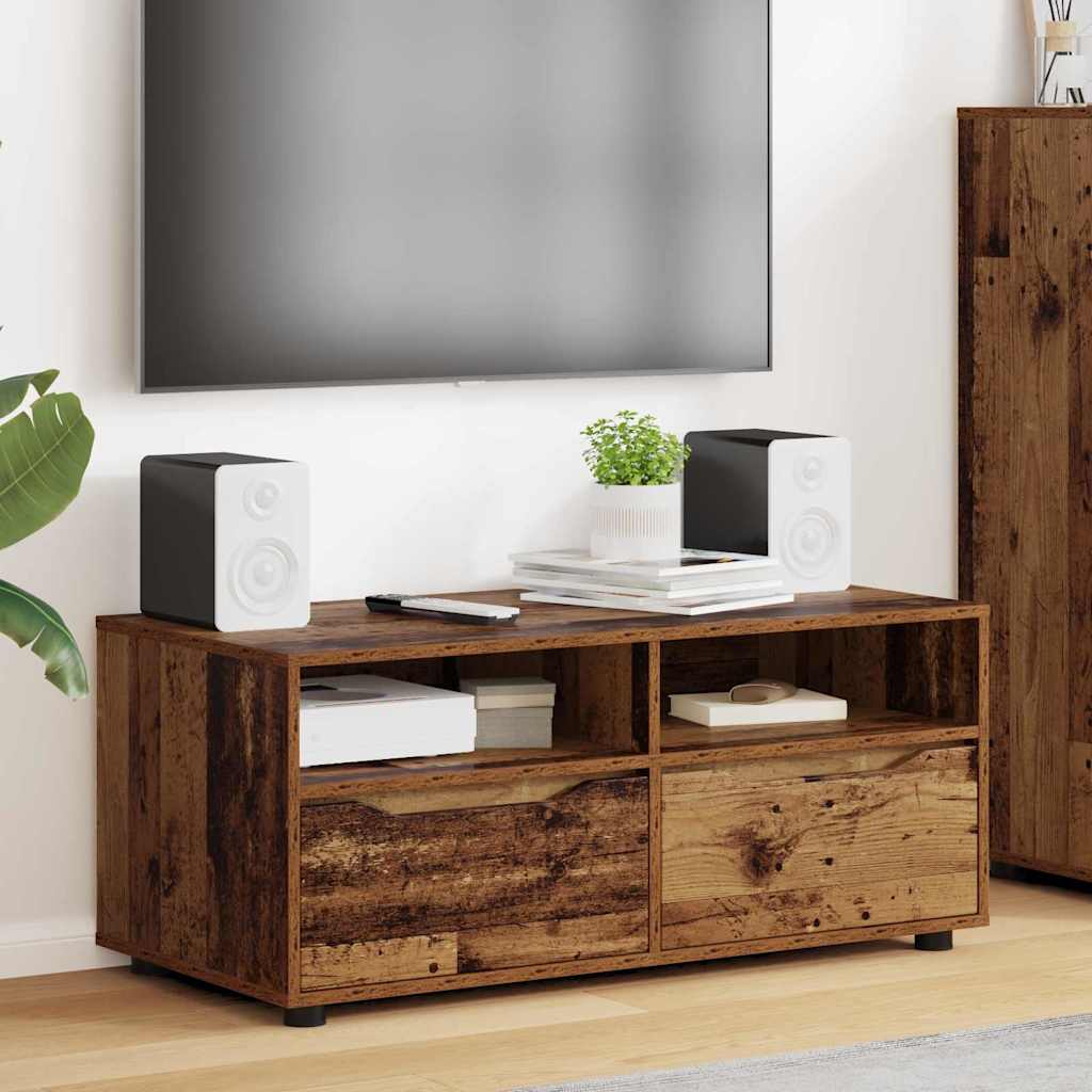 Meuble TV Bois Ancien 100 x 48 x 43 cm Bois d'ingénierie - XIOS