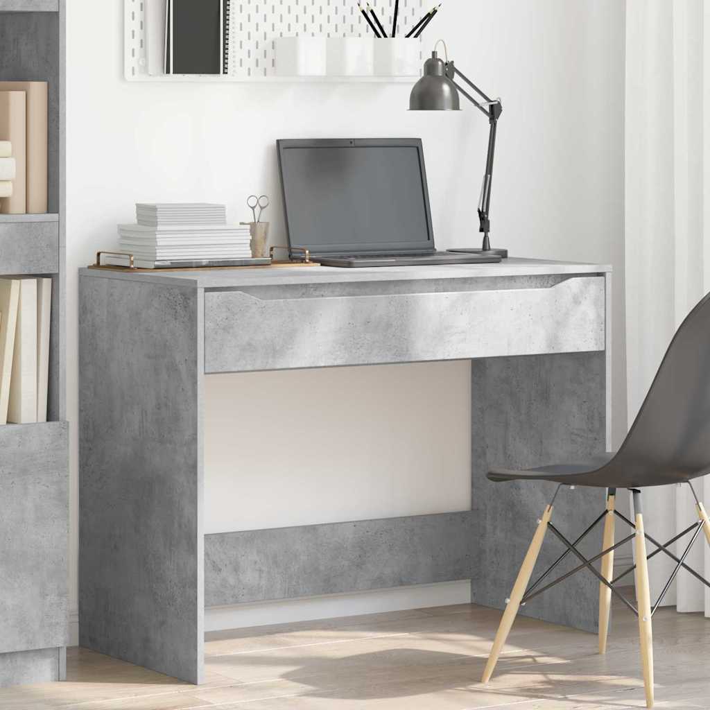 Bureau Gris béton 100 x 50 x 78 cm Bois d'ingénierie - XIOS
