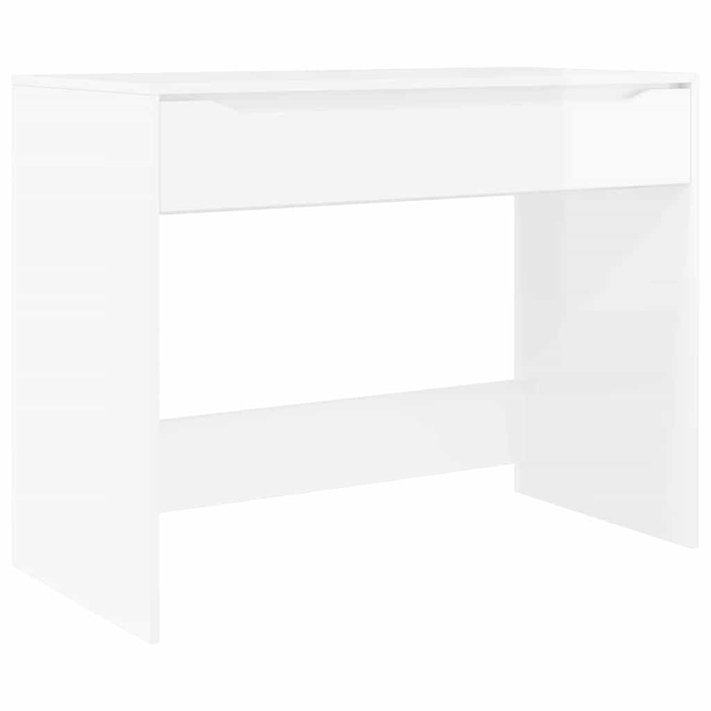 Bureau Blanc brillant 100 x 50 x 78 cm Bois d'ingénierie - XIOS