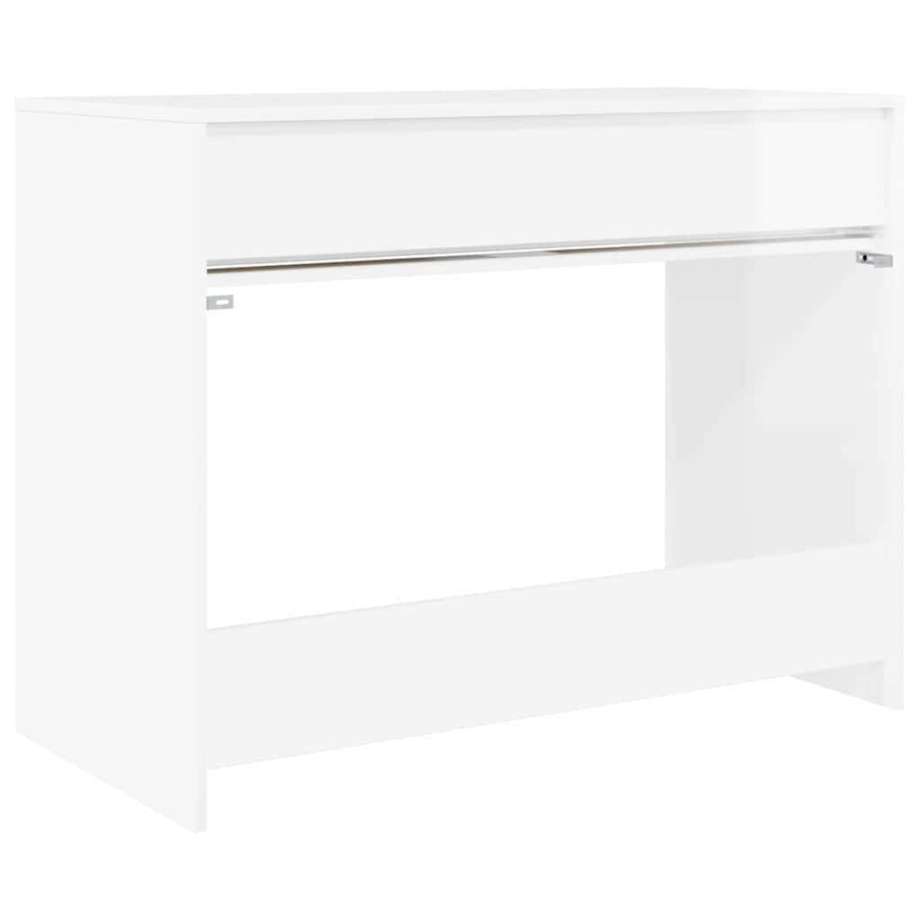 Bureau Blanc brillant 100 x 50 x 78 cm Bois d'ingénierie - XIOS