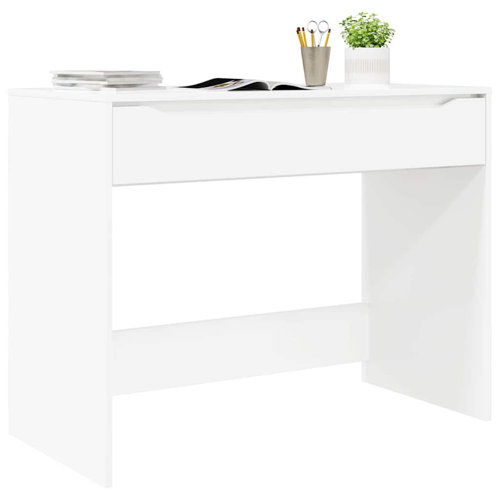 Bureau Blanc brillant 100 x 50 x 78 cm Bois d'ingénierie - XIOS
