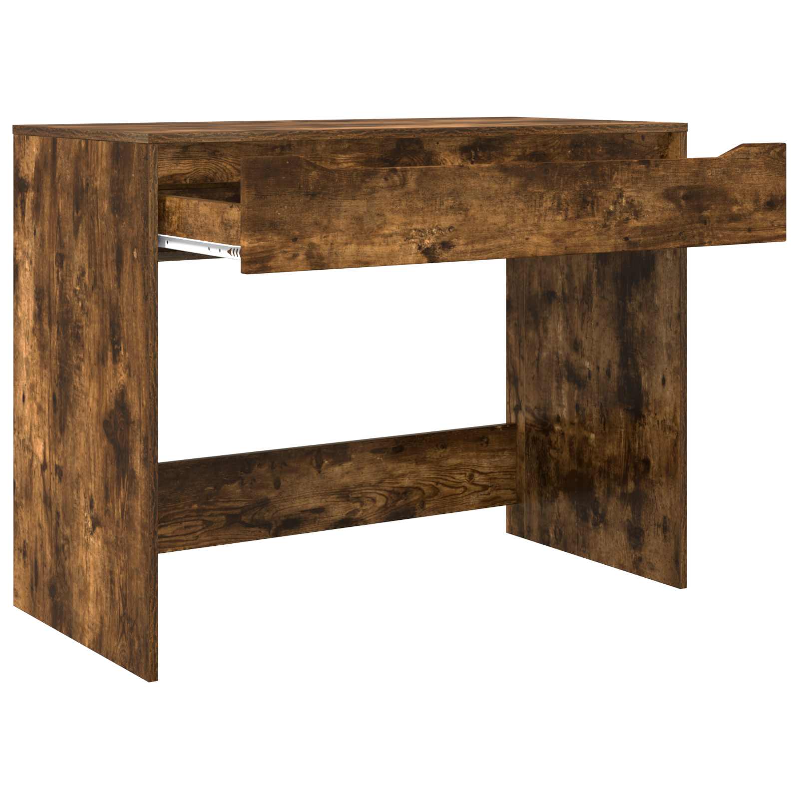 Bureau avec tiroir avec tiroir Chêne Fumé 100 x 50 x 78 cm - XIOS