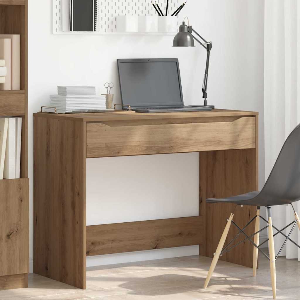 Bureau Chêne artisanal 100 x 50 x 78 cm Bois d'ingénierie - XIOS