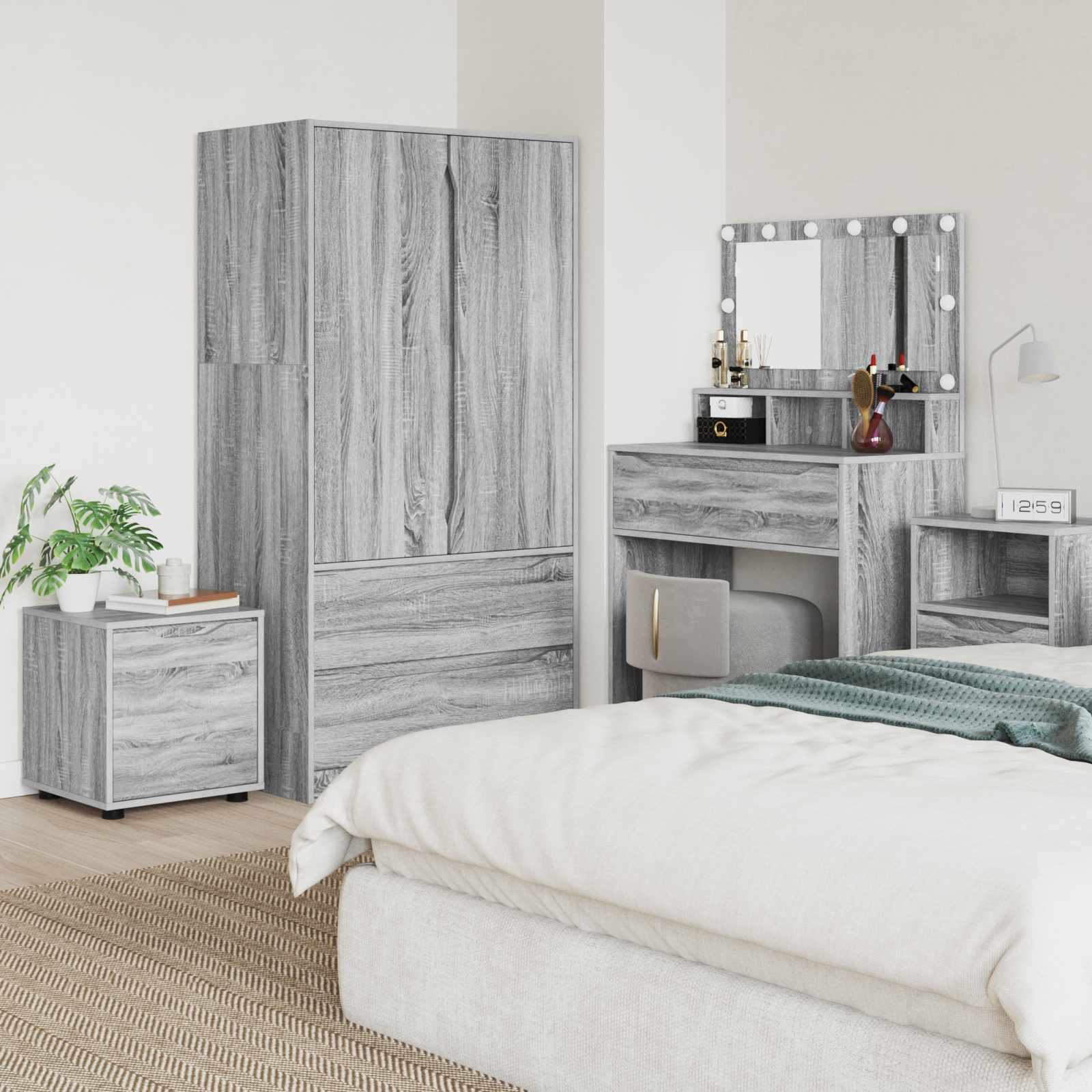Cabinet de salle de bain Gris Sonoma 40,5 x 40 x 44 cm - XIOS
