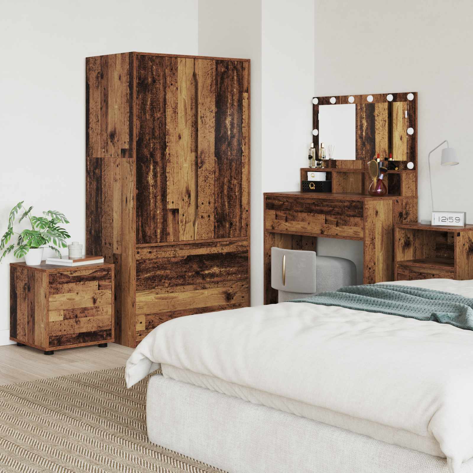 Cabinet de salle de bain 40,5 x 40 x 44 cm Bois d'ingénierie - XIOS