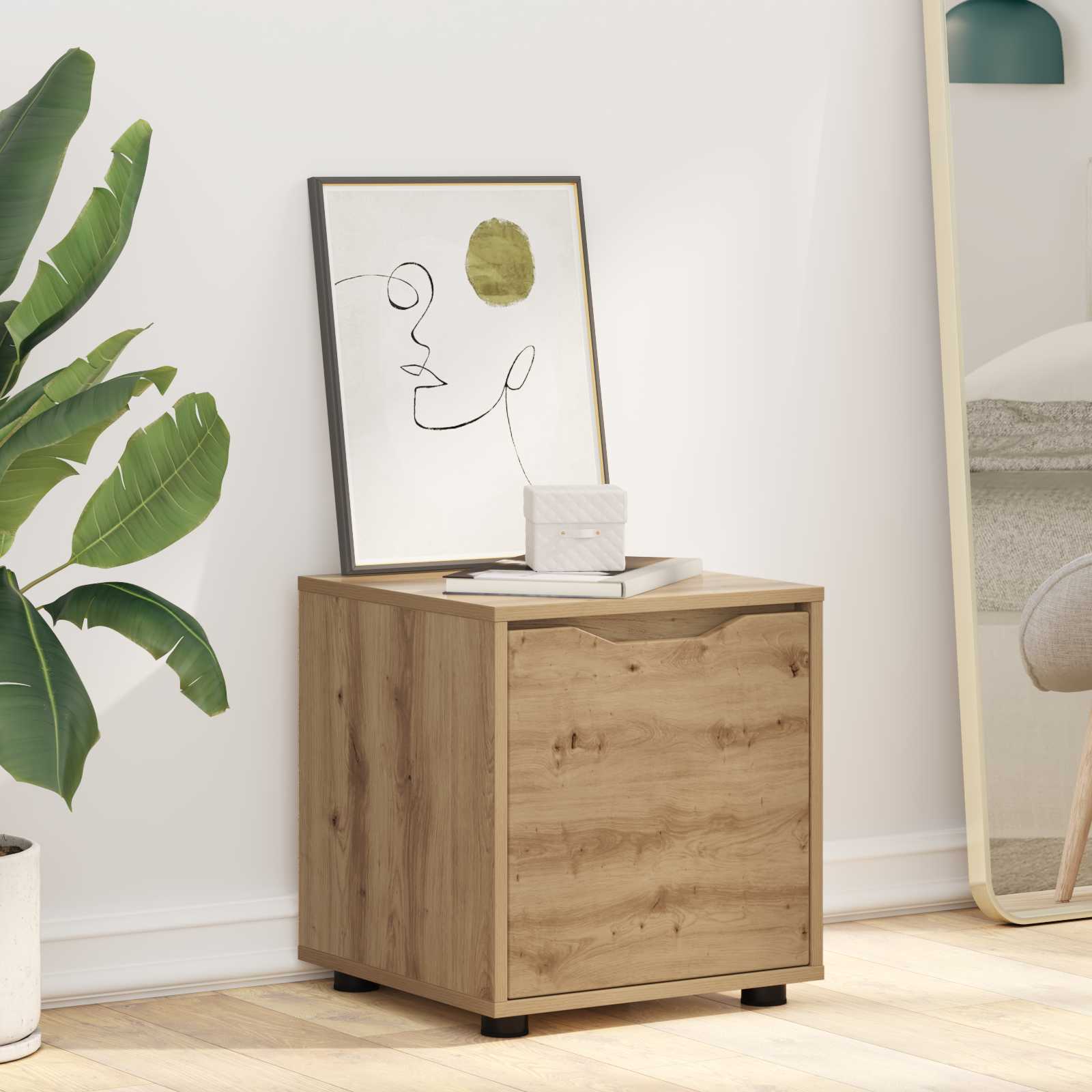 Cabinet de salle de bain 40,5 x 40 x 44 cm Bois d'ingénierie - XIOS