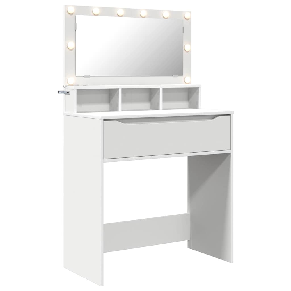 Tables de maquillage pour chambre Blanc 80 x 39,6 x 135 cm