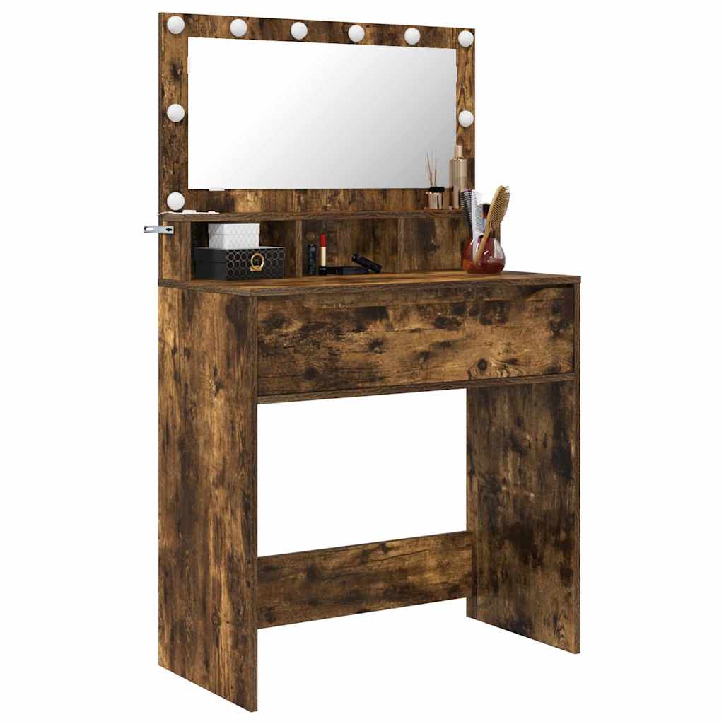 Tables de maquillage pour chambre Chêne fumé 80 x 39,6 x 135 cm - XIOS