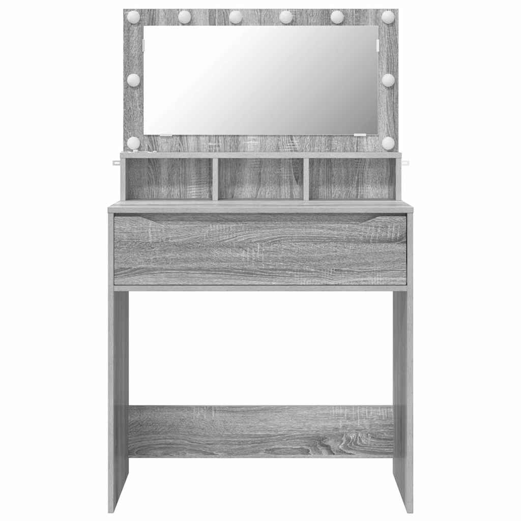Tables de maquillage pour chambre avec tiroir Gris Sonoma - XIOS