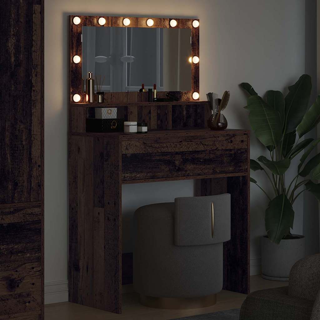 Tables de maquillage pour chambre avec tiroir Bois Ancien - XIOS