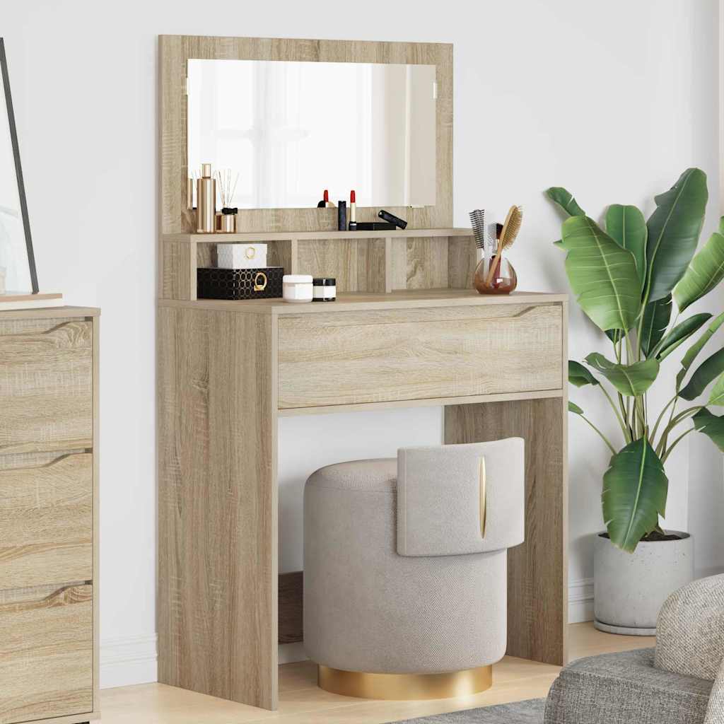 Tables de maquillage pour chambre avec tiroir Chêne Sonoma - XIOS