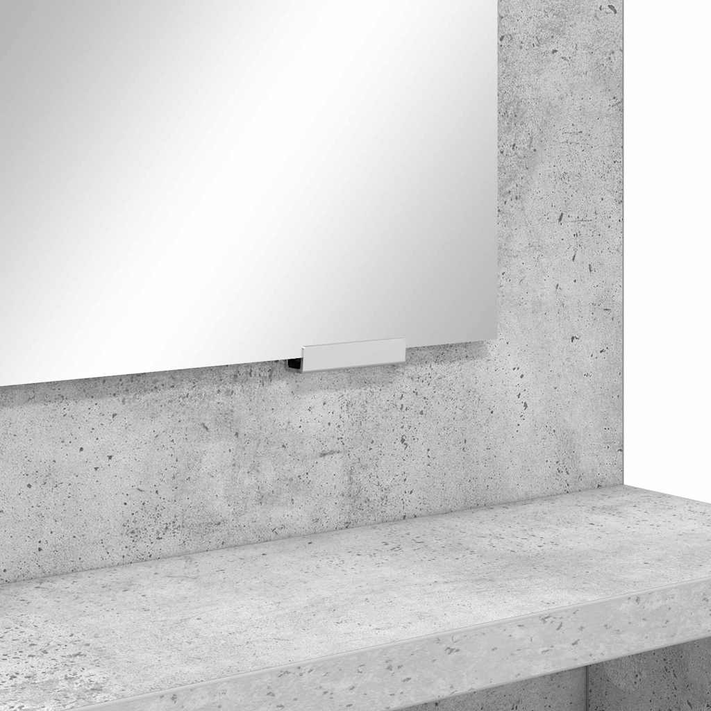 Tables de maquillage pour chambre Gris béton 80 x 39,6 x 135 cm - XIOS