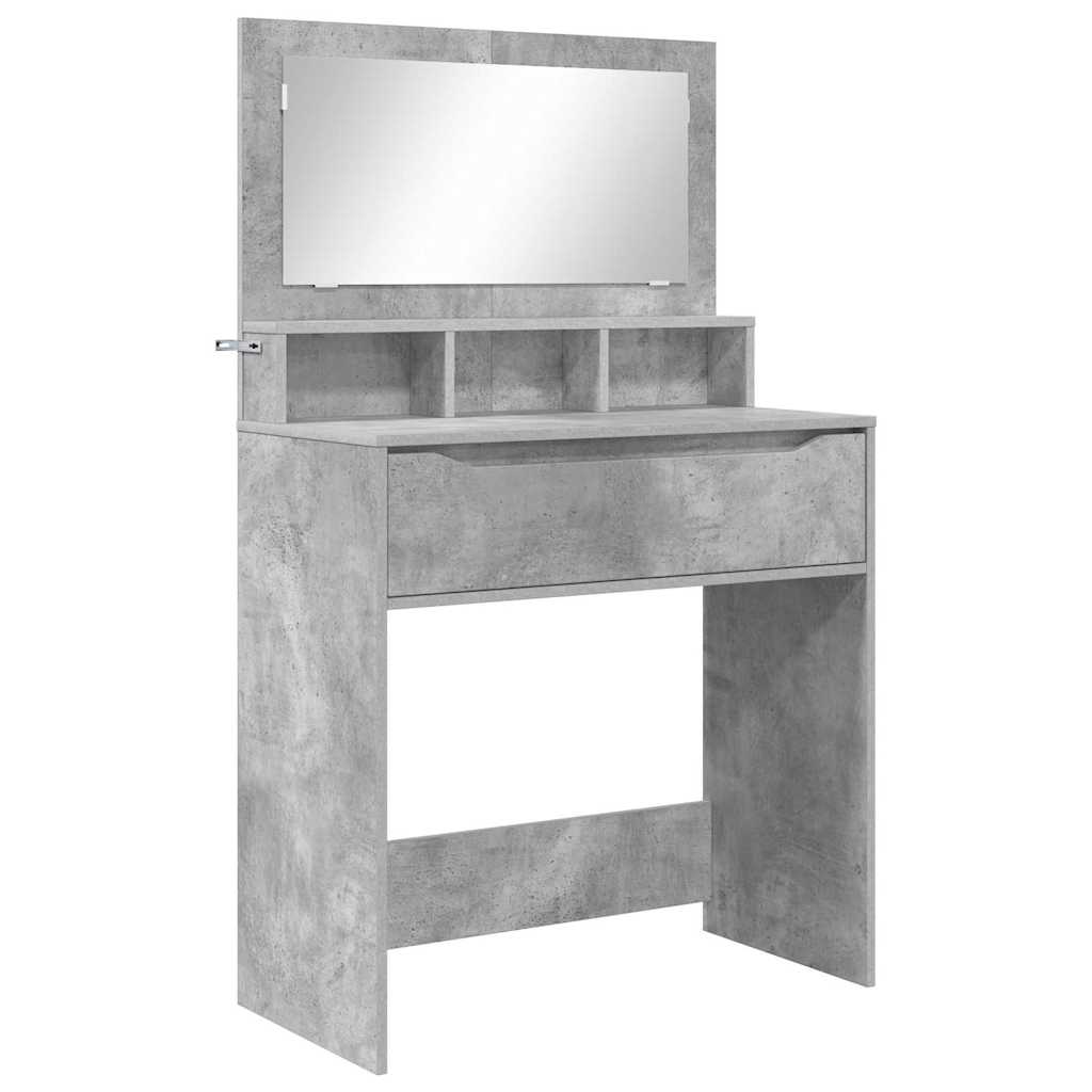 Tables de maquillage pour chambre Gris béton 80 x 39,6 x 135 cm - XIOS
