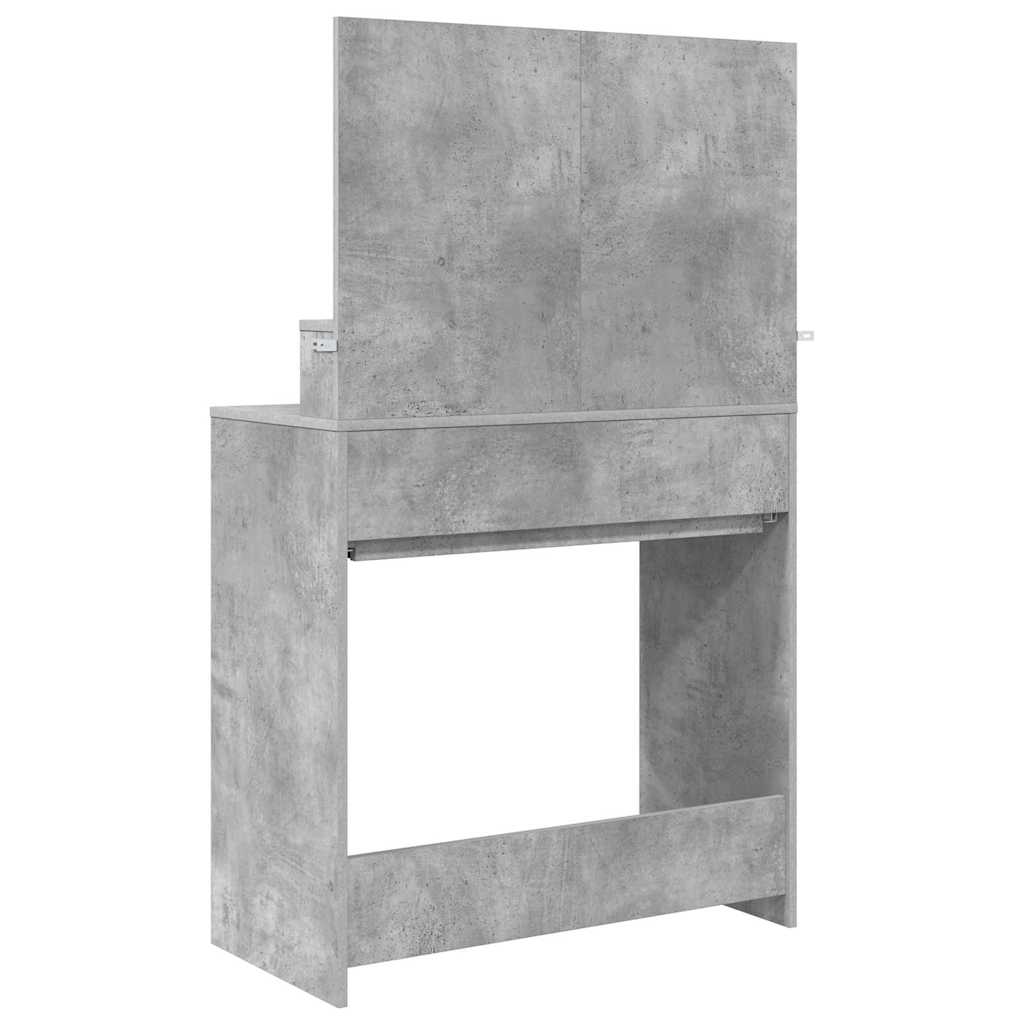 Tables de maquillage pour chambre Gris béton 80 x 39,6 x 135 cm - XIOS