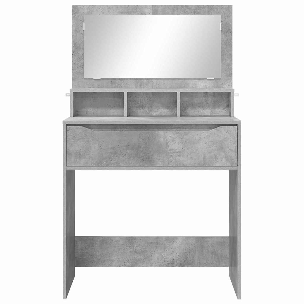 Tables de maquillage pour chambre Gris béton 80 x 39,6 x 135 cm - XIOS