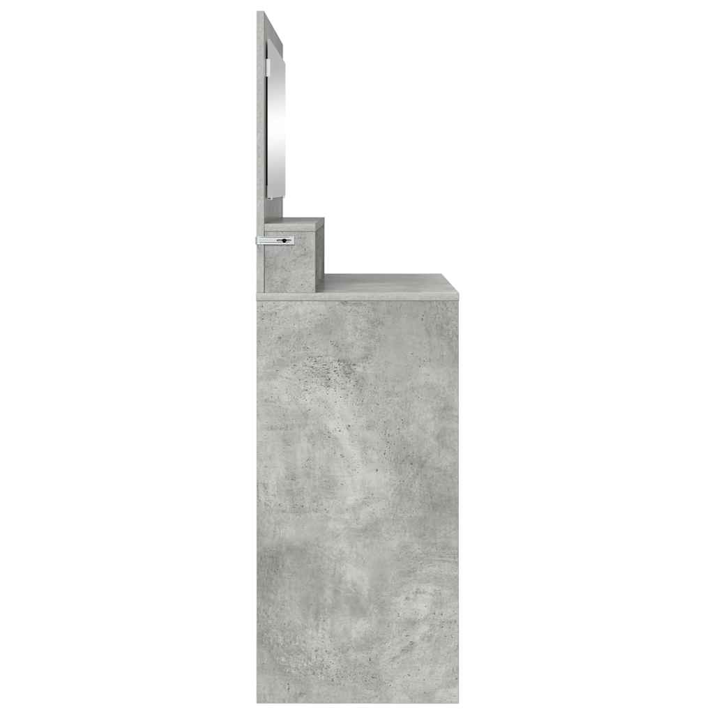 Tables de maquillage pour chambre Gris béton 80 x 39,6 x 135 cm - XIOS