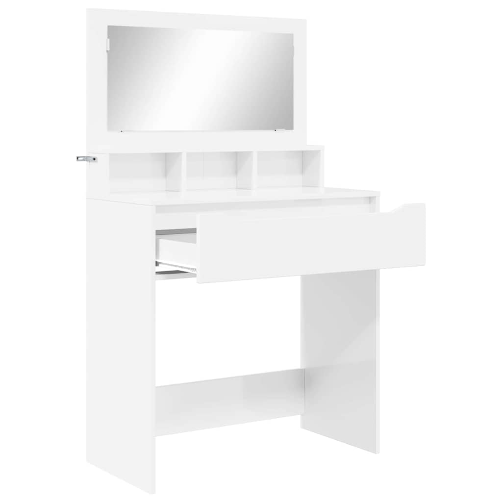 Tables de maquillage pour chambre avec tiroir Blanc brillant - XIOS