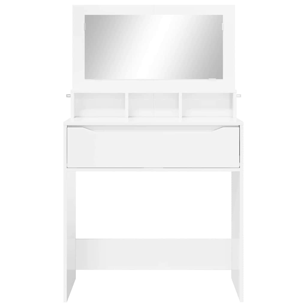 Tables de maquillage pour chambre avec tiroir Blanc brillant - XIOS